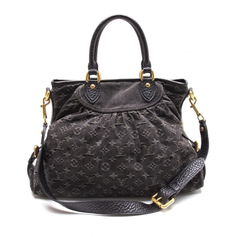 Louis Vuitton Neocavy MM 2 Way Shoulder Bag Black